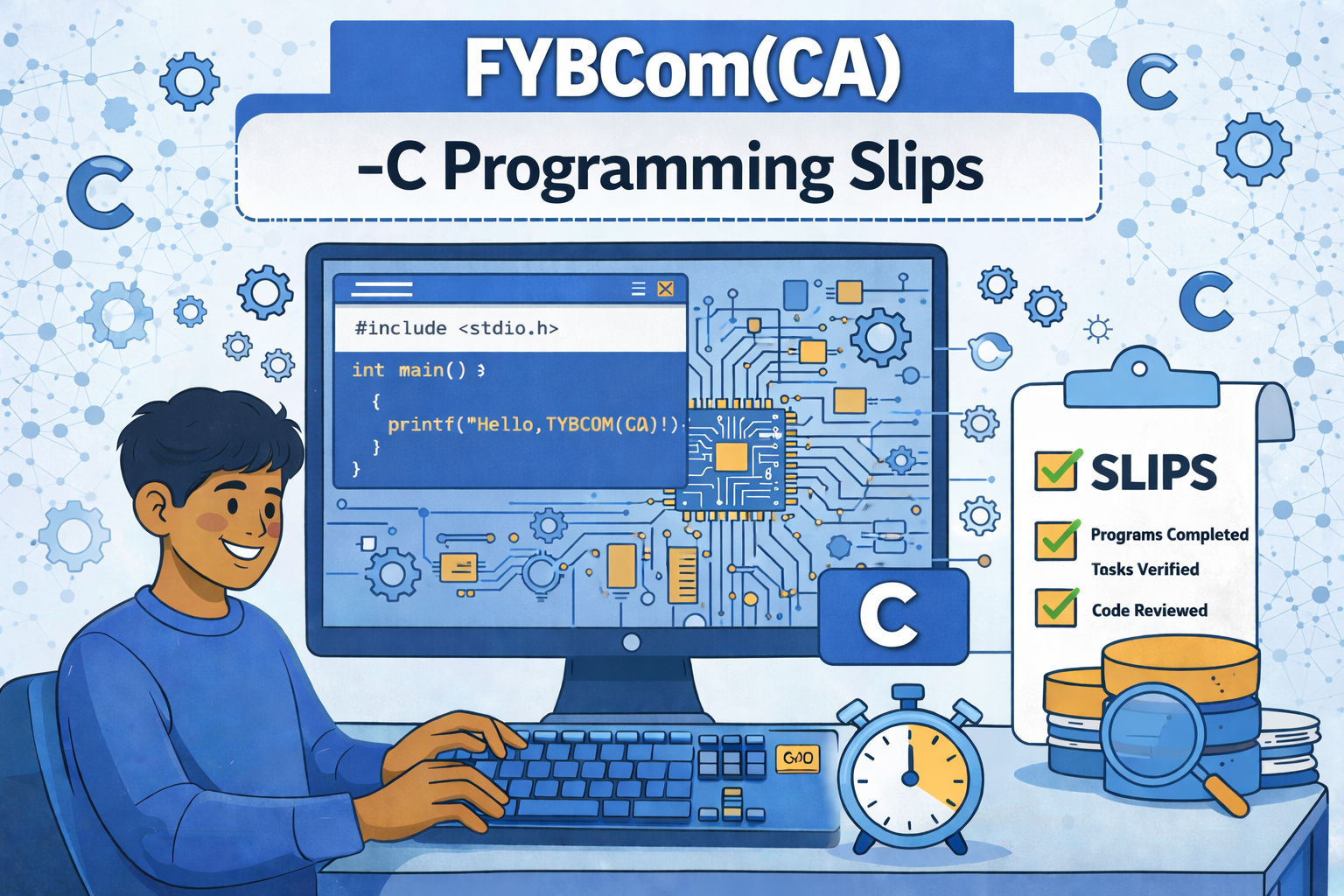 FYBCom(CA)-C Programming Slips